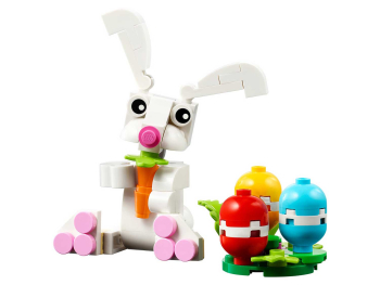 Мини-набор Пасхальный кролик и разноцветные яйца