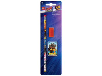 Набор канцелярский LEGO Movie 2 «Epic Space Opera»: 1 карандаш, 1 точилка, 1 ластик