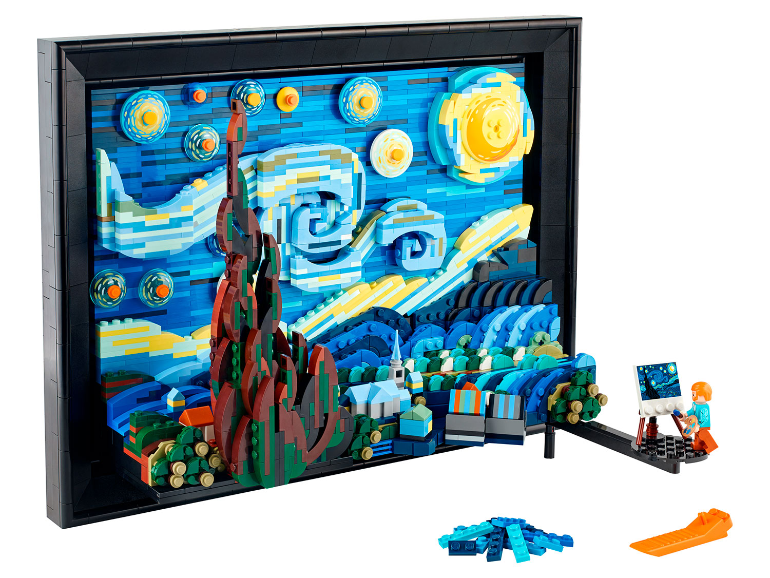 LEGO ideas 21333 Винсент Ван Гог – Звездная ночь