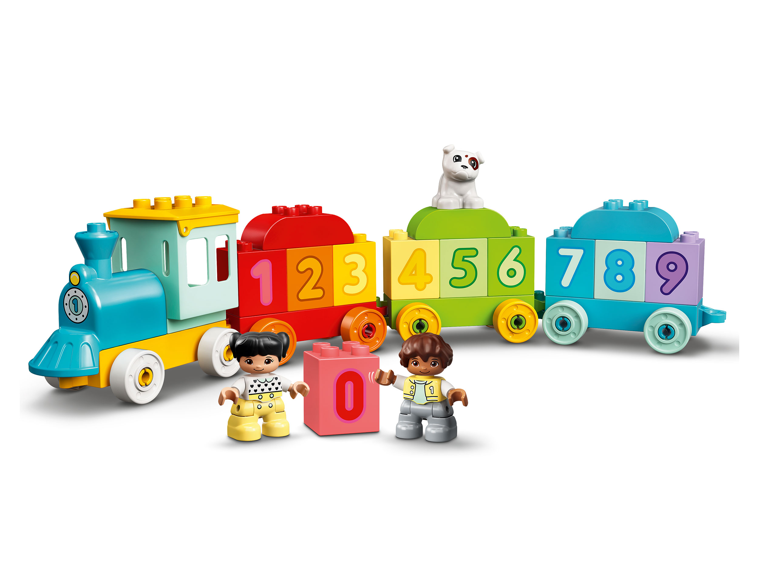 Конструктор LEGO DUPLO® (ДУПЛО) 10954 Поезд с цифрами — учимся считать ...