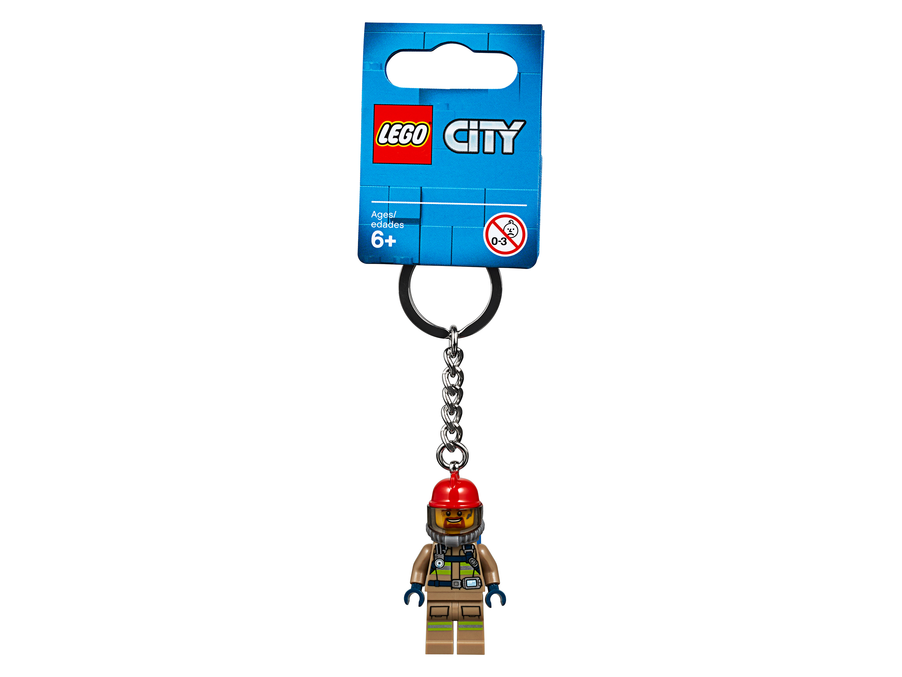 Брелок для ключей «Пожарный из LEGO City» 853918 (ЛЕГО) - купить в Сети ...