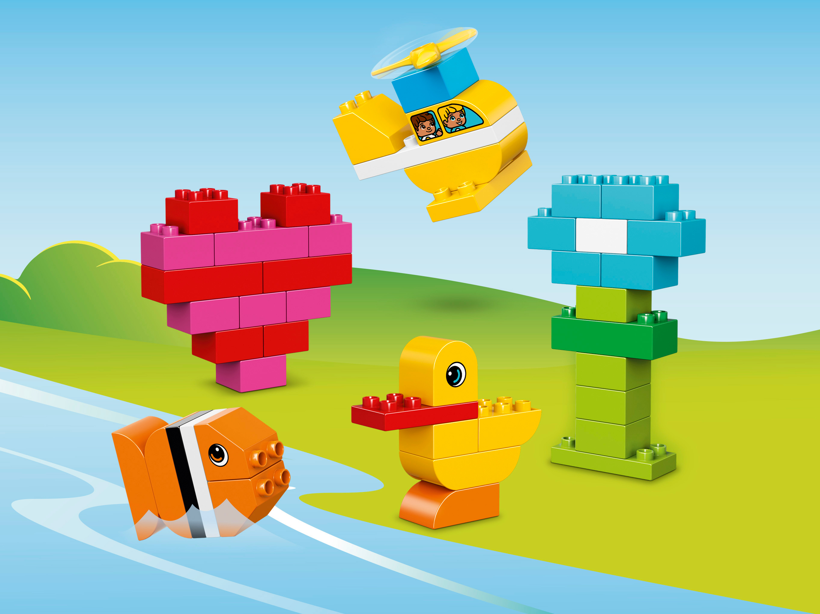 Что собрать из лего дупло Конструктор LEGO DUPLO ® (ДУПЛО) 10848 Мои первые кубики - купить в Сети магазин