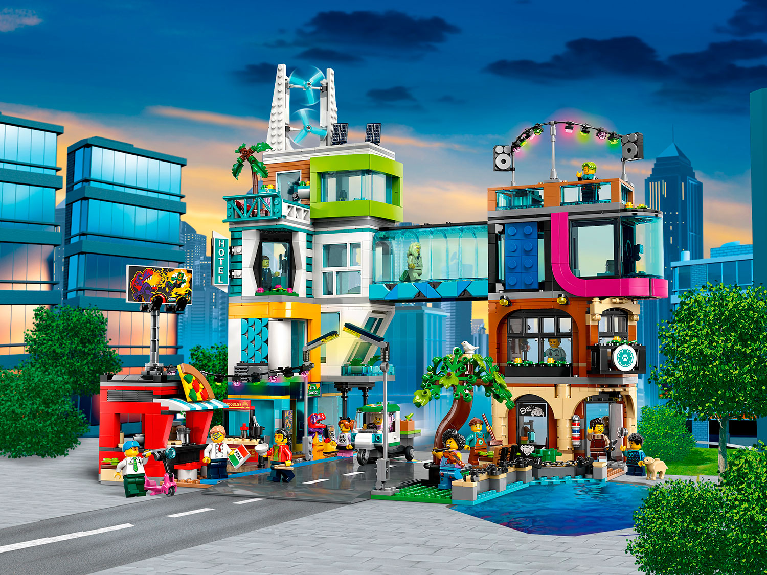 Купить конструкторы LEGO City (Сити) Город, Дома и здания для детей, Москва