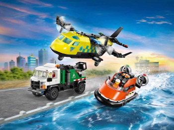 Конструктор Самолет, сервисный грузовик и судно на воздушной подушке