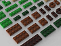 Конструкторы LEGO Уникальные наборы L0026 Набор кубиков и аксессуаров «Природа: Ландшафт», фото 4