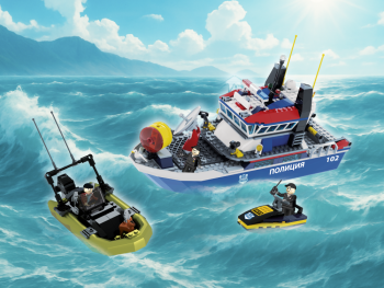 Конструктор Катер полиции «Операция Лосось»