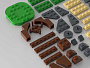 Конструкторы LEGO Уникальные наборы L0004 Набор кубиков и аксессуаров «Природа: Дерево и тележка», фото 8