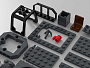 Конструкторы LEGO Уникальные наборы L0027 Набор кубиков и аксессуаров «Город: Секретное убежище злодея», фото 5
