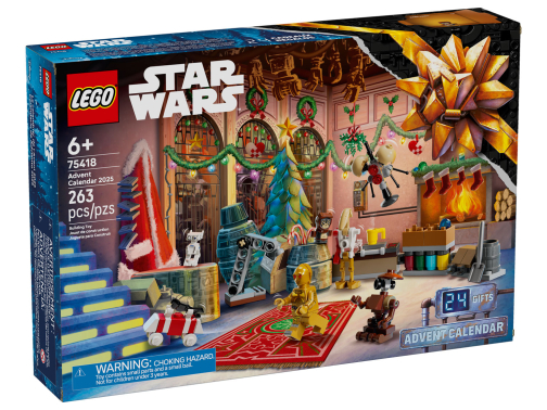 Конструкторы LEGO Star Wars™ 75418 Новогодний календарь, 2026, фото 1
