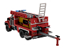 Конструкторы Brick Labs Бриксити AB-1317 Пожарная часть с каланчой Огневая стража, фото 9