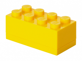 Пластиковый мини-кубик для хранения 8, желтый