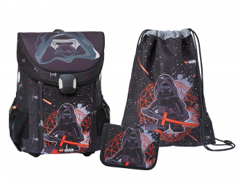 Рюкзак облегченный STAR WARS «Kylo Ren» с сумкой для обуви и пеналом