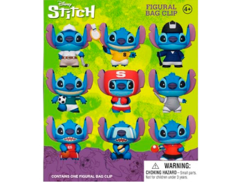 Фигурка Stitch Sport 3D Foam Bag Clip Series 1