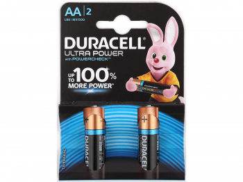 Батарейки Duracell Ultra Power, AA, 2 шт