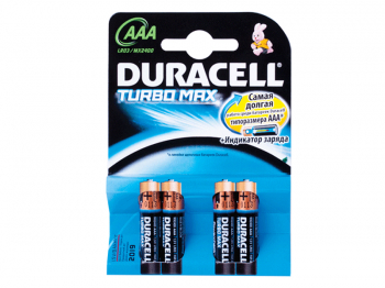 Батарейки Duracell TURBO AAA 4шт