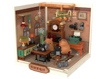 Конструктор Капибары в антикварной комнате