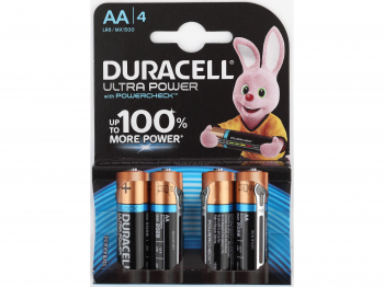 Батарейки Duracell Ultra Power, AA, 4 шт