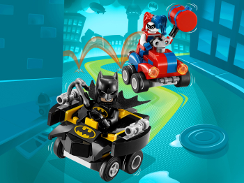 Конструктор Mighty Micros: Бэтмен против Харли Квин