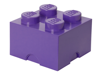 Пластиковый кубик для хранения 4, лиловый