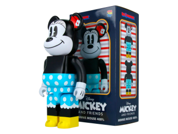 Фигурка 400% Bearbrick Minnie Mouse (Mickey and Friends)