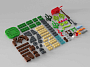 Конструкторы LEGO Уникальные наборы L0004 Набор кубиков и аксессуаров «Природа: Дерево и тележка», фото 5
