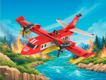 Конструктор Пожарный самолет Грозовой шквал