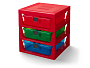 LEGO 40950001 Система хранения 3-Drawer storage rack, красный, фото 1