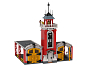 Конструкторы Brick Labs Бриксити AB-1317 Пожарная часть с каланчой Огневая стража, фото 6