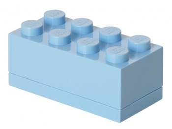 Пластиковый мини-кубик для хранения 8, голубой