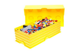 Ящик для хранения игрушек, желтый