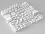 Конструкторы LEGO Уникальные наборы L0029 Набор кубиков и аксессуаров «Цвет: Белые кубики», фото 3