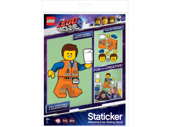 Набор многоразовых наклеек для декора LEGO Movie 2 Emmet