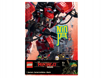 Книга для записей с резинкой Ninjago Movie Kai, 96 листов в линейку