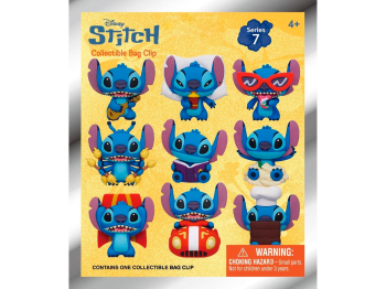 Фигурка Stitch 3D Foam Bag Clip - Series 7