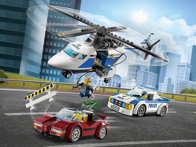 Lego police helicopter 60138 on sale