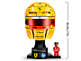 Конструкторы LEGO Editions 43022 Scuderia Ferrari HP: Шлем Льюиса Хэмилтона, фото 5
