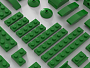 Конструкторы LEGO Уникальные наборы L0020 Набор кубиков и аксессуаров «Цвет: Зеленый», фото 5