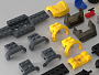 Конструкторы LEGO Уникальные наборы L0011 Набор кубиков и аксессуаров «Город: Желтый автомобиль», фото 5