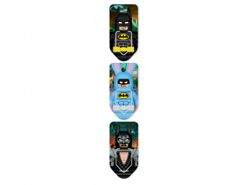 Набор 3D закладок для книг Batman Movie 3 шт. Batman, Glam Rocker Batman, Easter Bunn