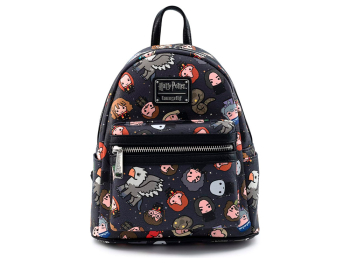 Рюкзак Loungefly! Leather: Harry Potter Chibi Char All-over-print Mini Backpack