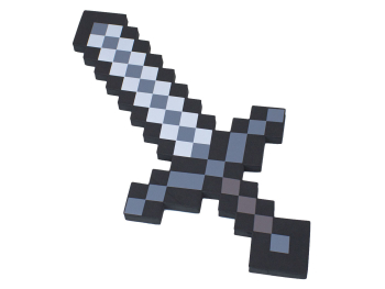 Оружие Minecraft «Железный пиксельный меч»