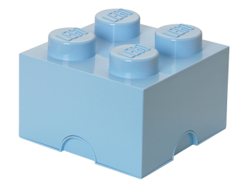 Пластиковый кубик для хранения 4, голубой