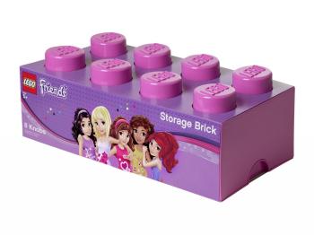 Пластиковый кубик для хранения 8, фиолетовый