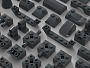 Конструкторы LEGO Уникальные наборы L0031 Набор кубиков и аксессуаров «Темно-серые кубики», фото 5