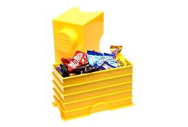 Ящик для хранения игрушек, желтый