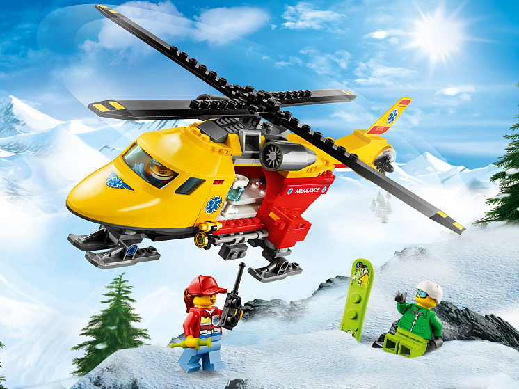 Lego ambulance helicopter 60179 online