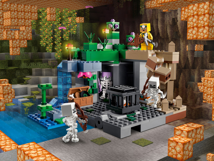 Конструктор LEGO Minecraft (Майнкрафт) 21189 Подземелье скелета ...