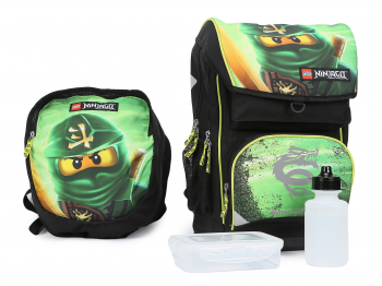 Рюкзак школьный Optimo Ninjago Large, набор 4в1