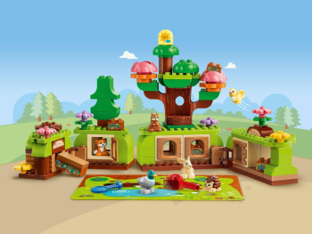 Конструктор LEGO DUPLO Исследуй лес с дикими животными!