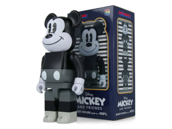 Фигурка 400% Bearbrick Mickey B&W